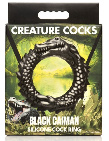 Cockring Black Caiman Noir | FetishXplore