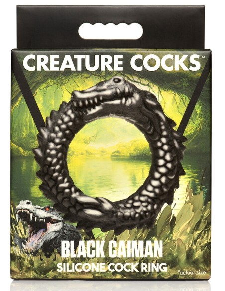 Cockring Black Caiman Noir | FetishXplore