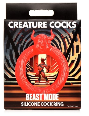 Cockring Beast Mode Rouge 40mm| FetishXplore