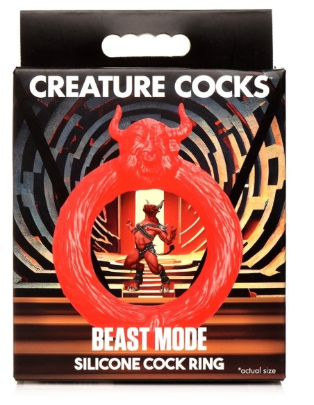 Cockring Beast Mode Rouge 40mm| FetishXplore