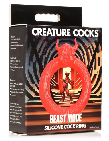 Cockring Beast Mode Rouge 40mm| FetishXplore