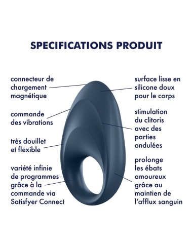 Cockring Connecté Mighty One Satisfyer | FetishXplore