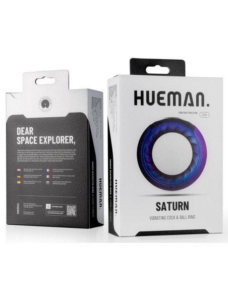 Anneau Vibrant Saturne Hueman 50mm | FetishXplore