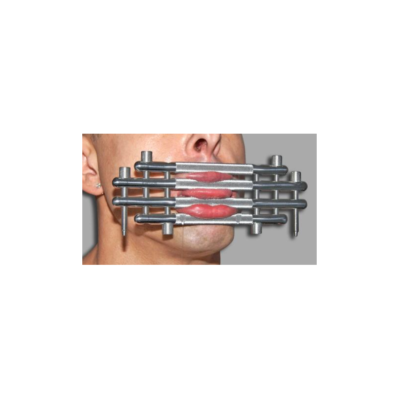 Block Lips Metal Baillon