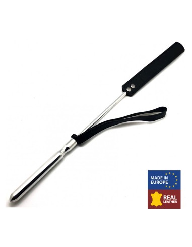Cravache Alu Cuir 52cm | FetishXplore