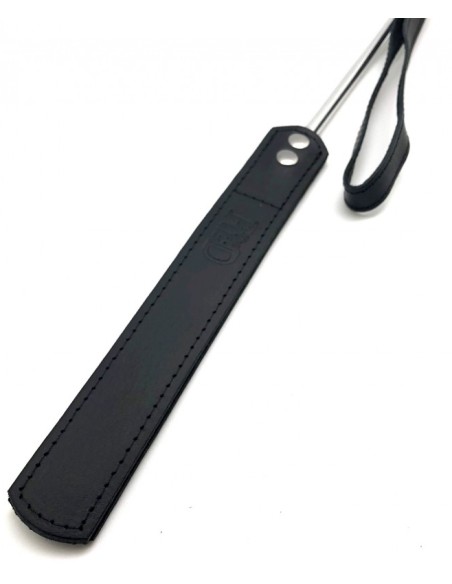 Cravache Alu Cuir 52cm | FetishXplore