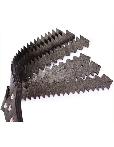 Paddle Simili 6 Lanières Sawtooth 35cm | FetishXplore