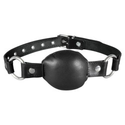 Baillon en cuir SIlence Gag Noir