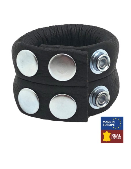 Ballstretcher Cuir 140g 4 Pressions | FetishXplore