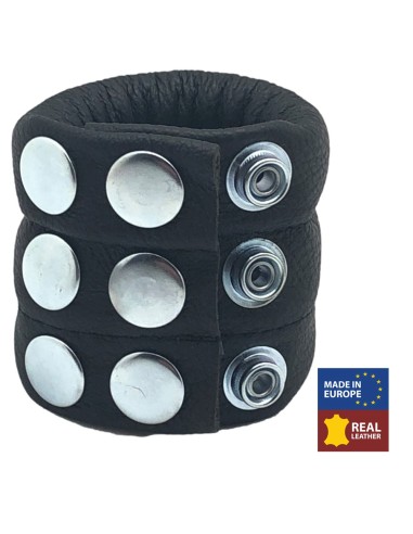 Ballstretcher Cuir 190g 6 Pressions The Red| FetishXplore