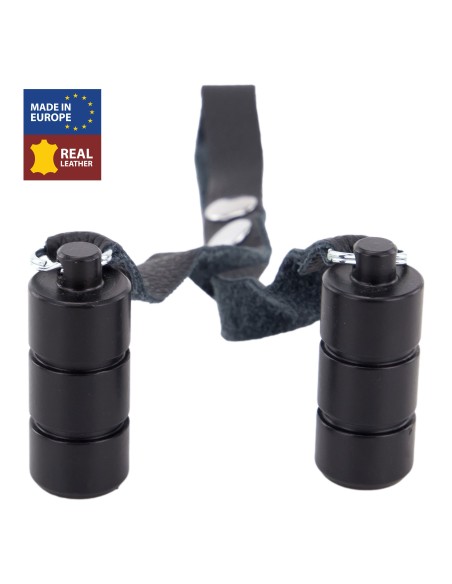 Ballstretcher Cuir avec Poids 2x100g  The Red| FetishXplore