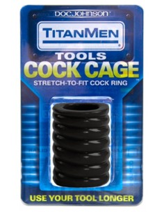 Ballstretcher Cock Cage 50mm Noir | FetishXplore 2