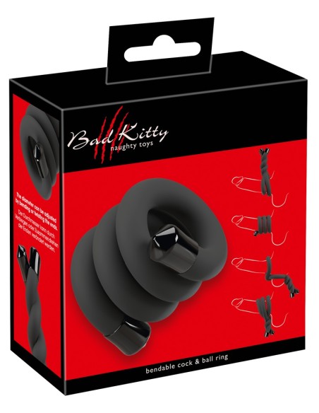 Cockring Bend Cock Noir | FetishXplore