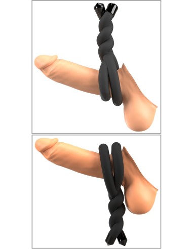 Cockring Bend Cock Noir | FetishXplore