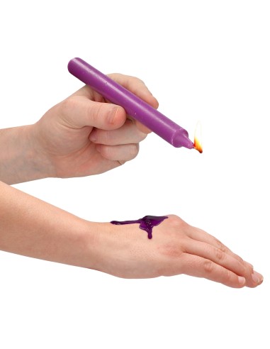 Lot de 4 Bougies SM Teasing Wax Multicolore | FetishXplore