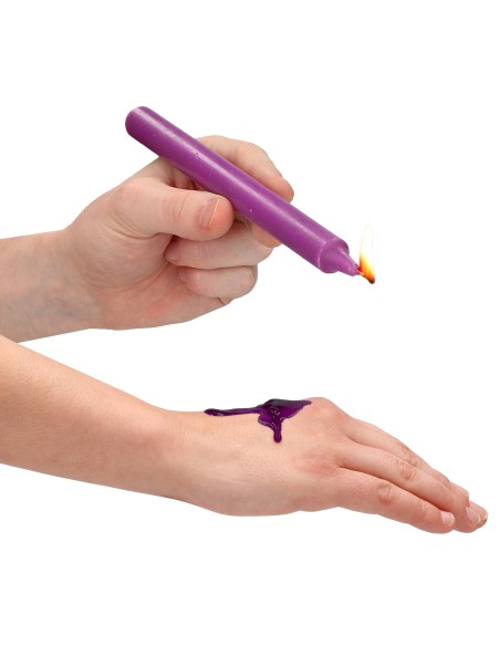 Lot de 4 Bougies SM Teasing Wax Multicolore | FetishXplore
