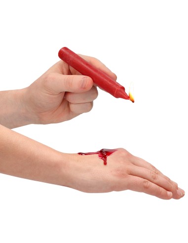 Lot de 4 Mini Bougies SM Wax Rouge | FetishXplore