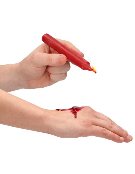 Lot de 4 Mini Bougies SM Wax Rouge | FetishXplore