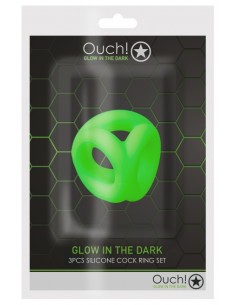 Ballstretcher Phosphorescent Glow Trio 25mm | FetishXplore 2