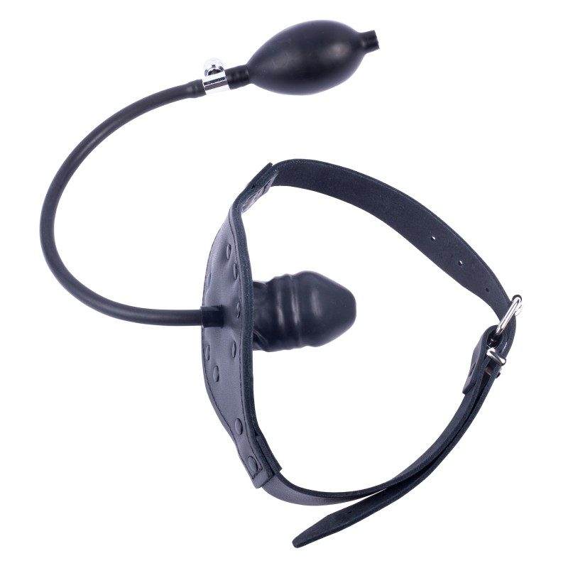 Bâillon Gonflable en Cuir