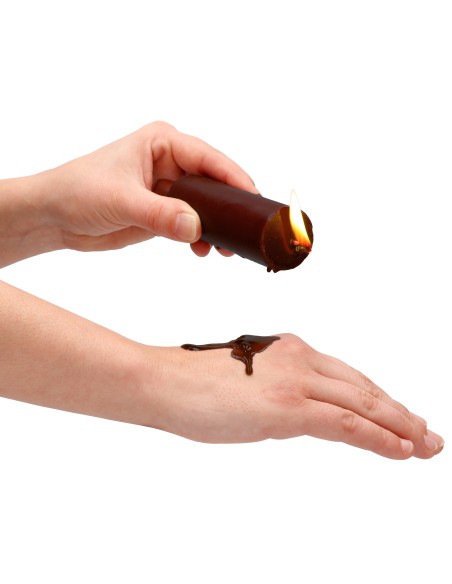 Bougie Wax Arome Chocolat 12cm | FetishXplore