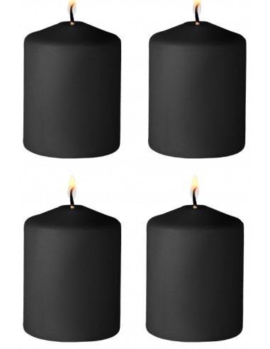 Lot de 4 Bougies Tease Candle Figue Noire 24g | FetishXplore