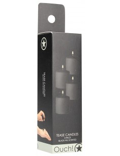 Lot de 4 Bougies Tease Candle Figue Noire 24g | FetishXplore 2