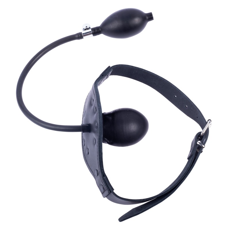 Bâillon Gonflable en Cuir