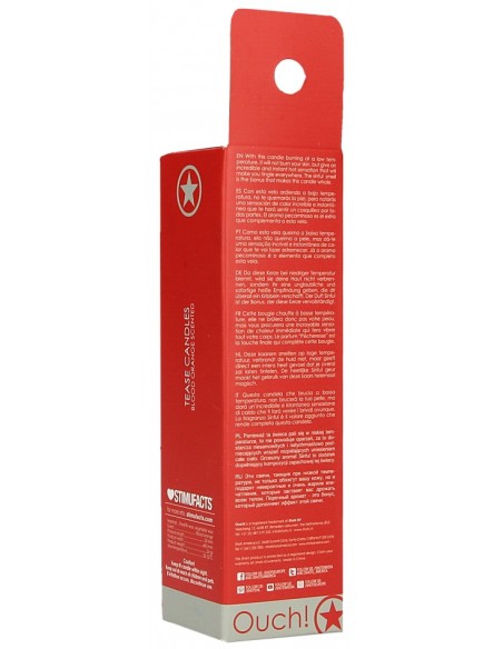Lot de 4 Bougies Tease Candle Orange Sanguine 24g | FetishXplore