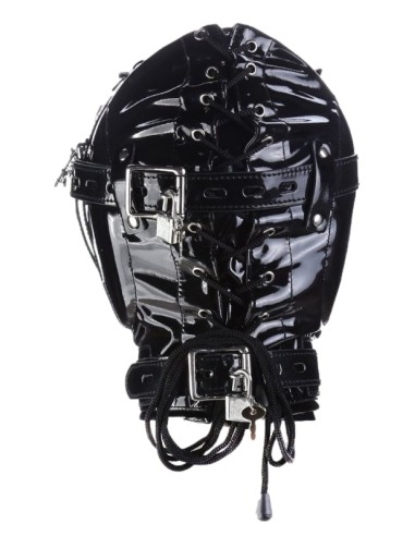 Cagoule SM No Sensor Noir Brillant | FetishXplore