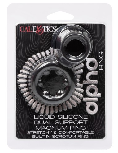 Ballstretcher Silicone Magnum Alpha Noir | FetishXplore