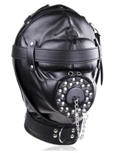 Cagoule SM Sensory Masked Noire | FetishXplore