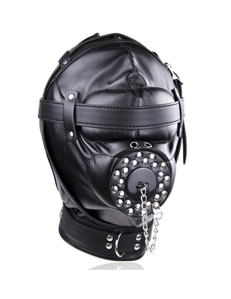 Cagoule SM Sensory Masked Noire | FetishXplore