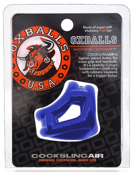 Ballstretcher Souple Cocksling Air Bleu | FetishXplore