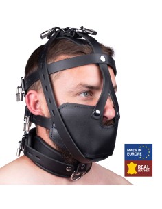 Masque en Cuir pour Esclave | FetishXplore