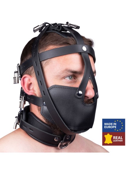 Leather Mask for Slave