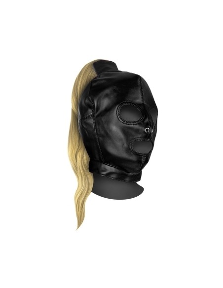 Blonde Ponytail HOOD TAIL Ouch!