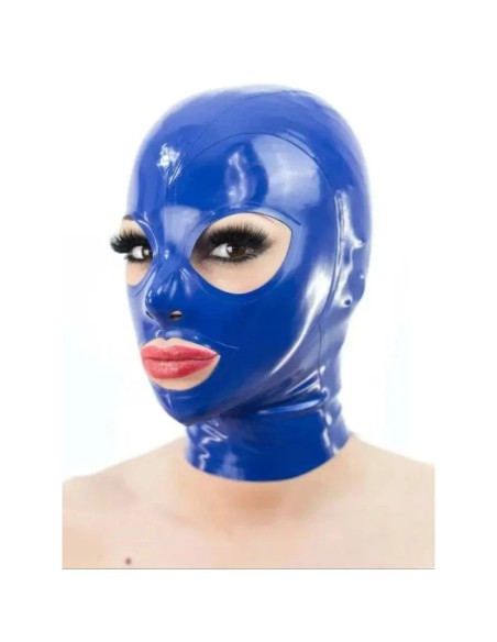 Cagoule en Latex Texie Bleu | FetishXplore