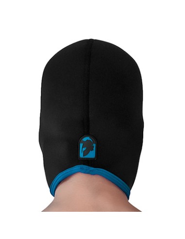 Cagoule Eyes Face Brutus Noire-Bleue | FetishXplore