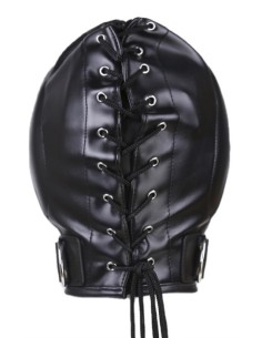 Cagoule Thicker Ear Simili Noir | FetishXplore 2