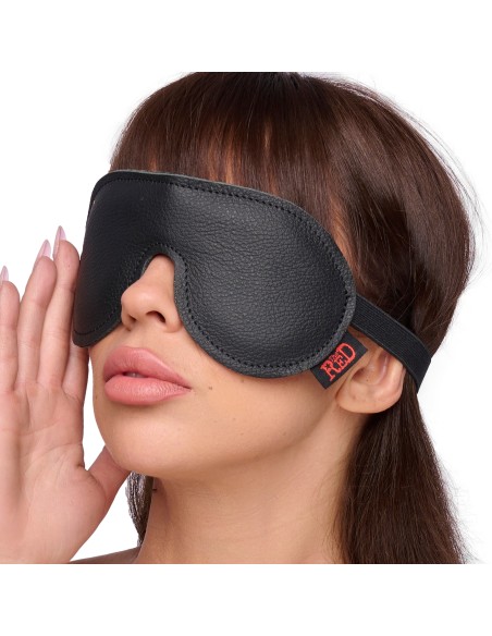 Leather eye mask
