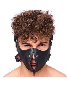 Masque en Cuir avec Zip | FetishXplore 2