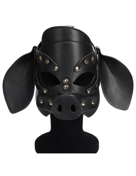 Masque Pig Grox Noir | FetishXplore