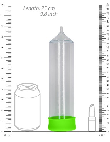 Glow Elite Penis Pump 20 x 5.5cm