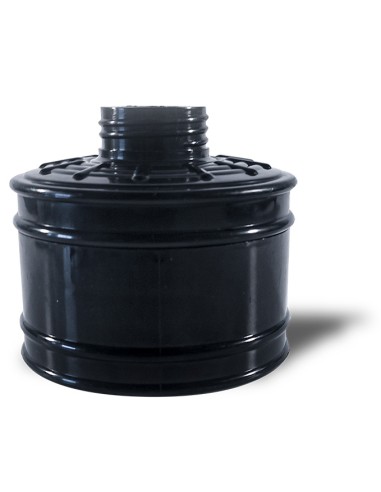 Empty gas mask filter