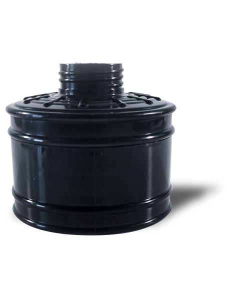 Empty gas mask filter