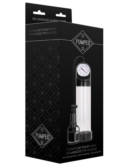 Penis Pump with Comfort Pump Gauge 21 x 6cm