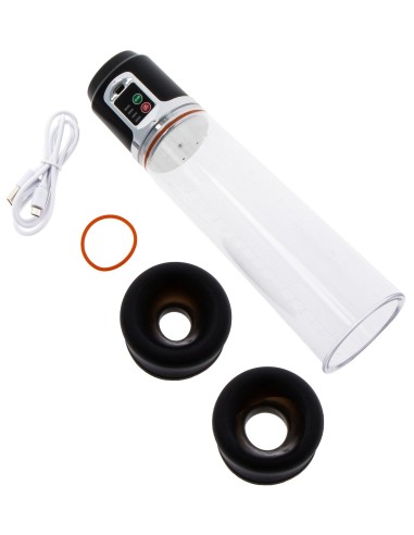 Powerpump Automatic Penis Pump 18.5 x 5.8cm Black