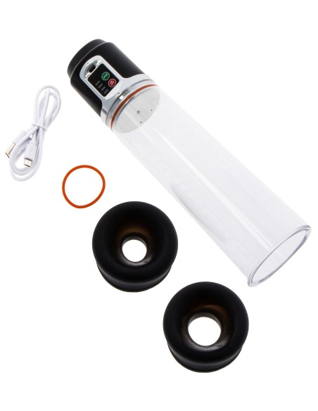 Powerpump Automatic Penis Pump 18.5 x 5.8cm Black