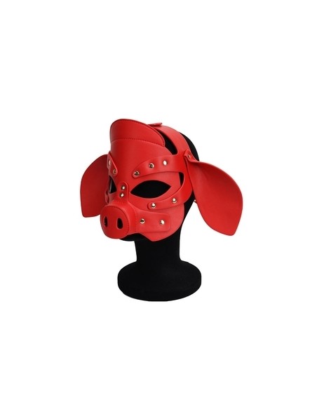 Masque Pig Grox Rouge | FetishXplore